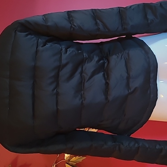 Calvin Klein Black Down Fur Jacket (needs spot cleaning) - Picture 11 of 16